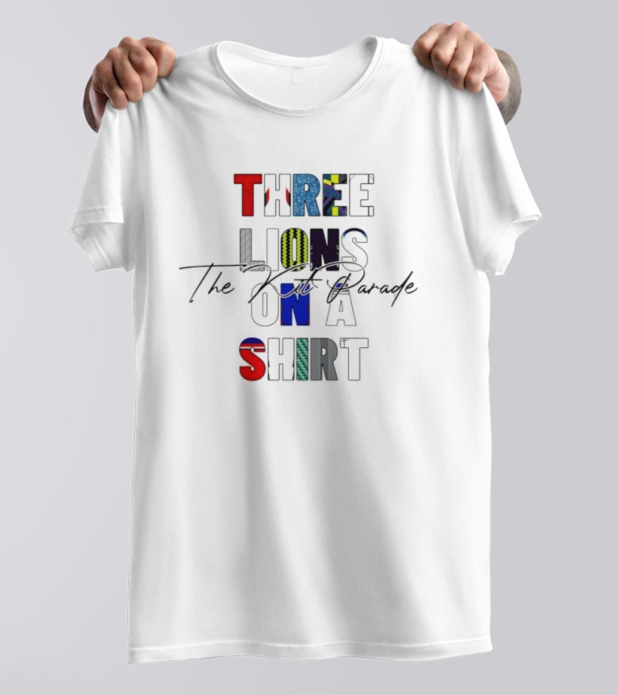 Three Lions On A The Kit Parade T-Shirt