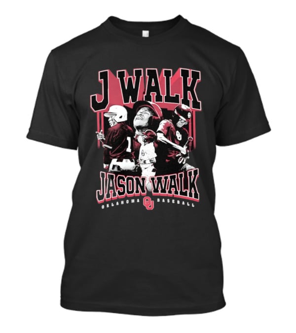 J Walk Jason Walk Oklahoma Baseball OU Sooners T-Shirt