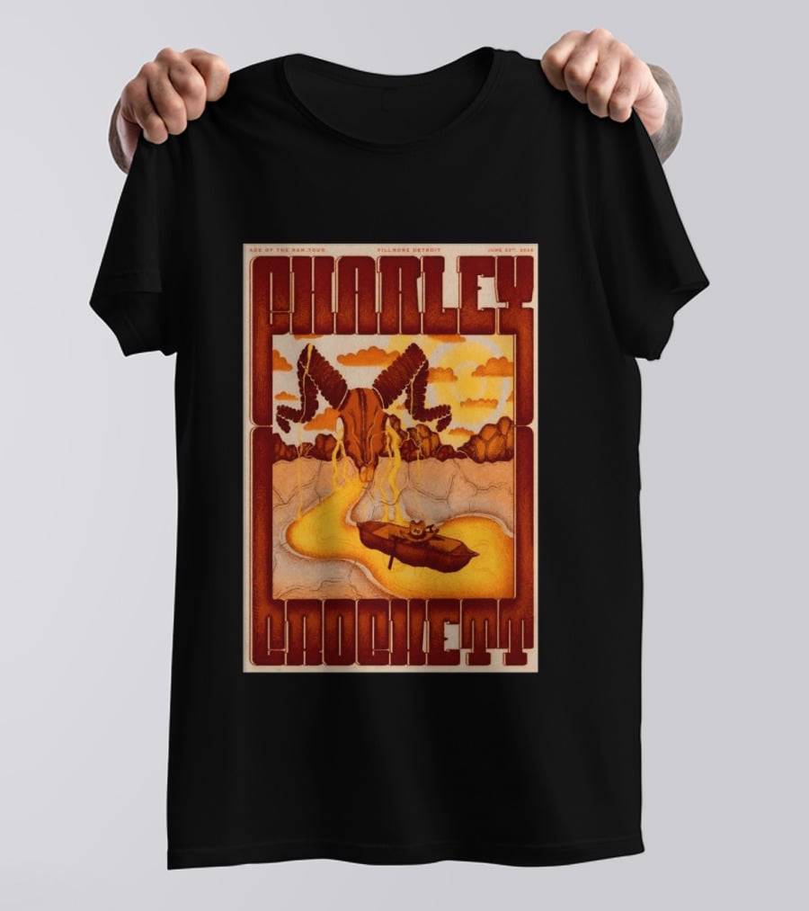 Charley Crockett Age Of The Ram Tour Fillmore Detroit June 23 2026 T-Shirt