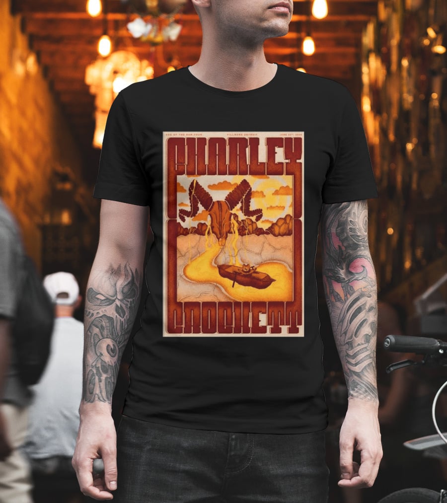 Charley Crockett Age Of The Ram Tour Fillmore Detroit June 23 2026 T-Shirt