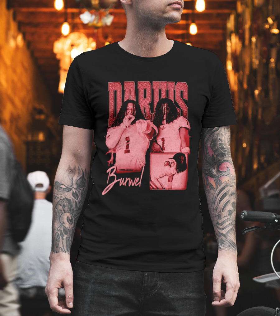 Darius Burwell Football Player Athlete Sports Number 1 T-Shirt