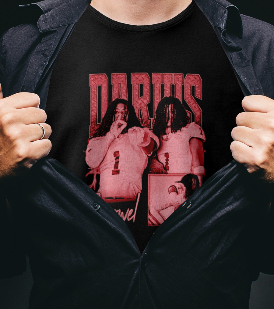 Darius Burwell Football Player Athlete Sports Number 1 T-Shirt