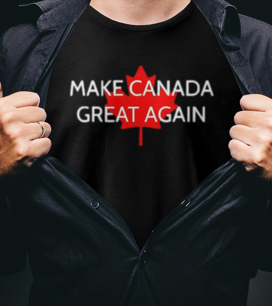 Make Canada Great Again MCGA Red Maple Leaf T-Shirt