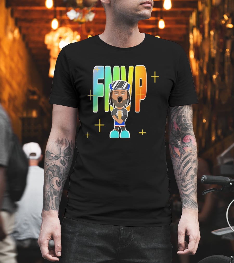 FMVP Jalen Brunson Cartoon New York Knicks 2026 Champs T-Shirt