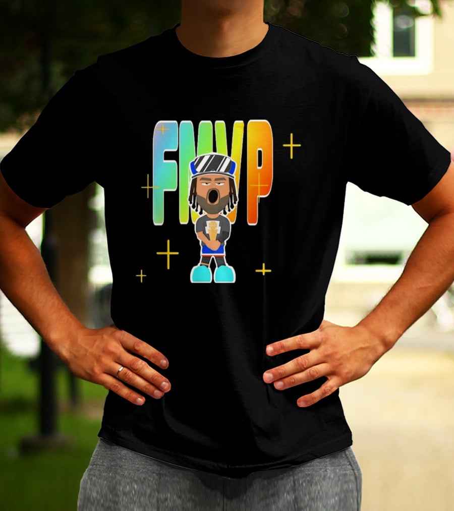 FMVP Jalen Brunson Cartoon New York Knicks 2026 Champs T-Shirt