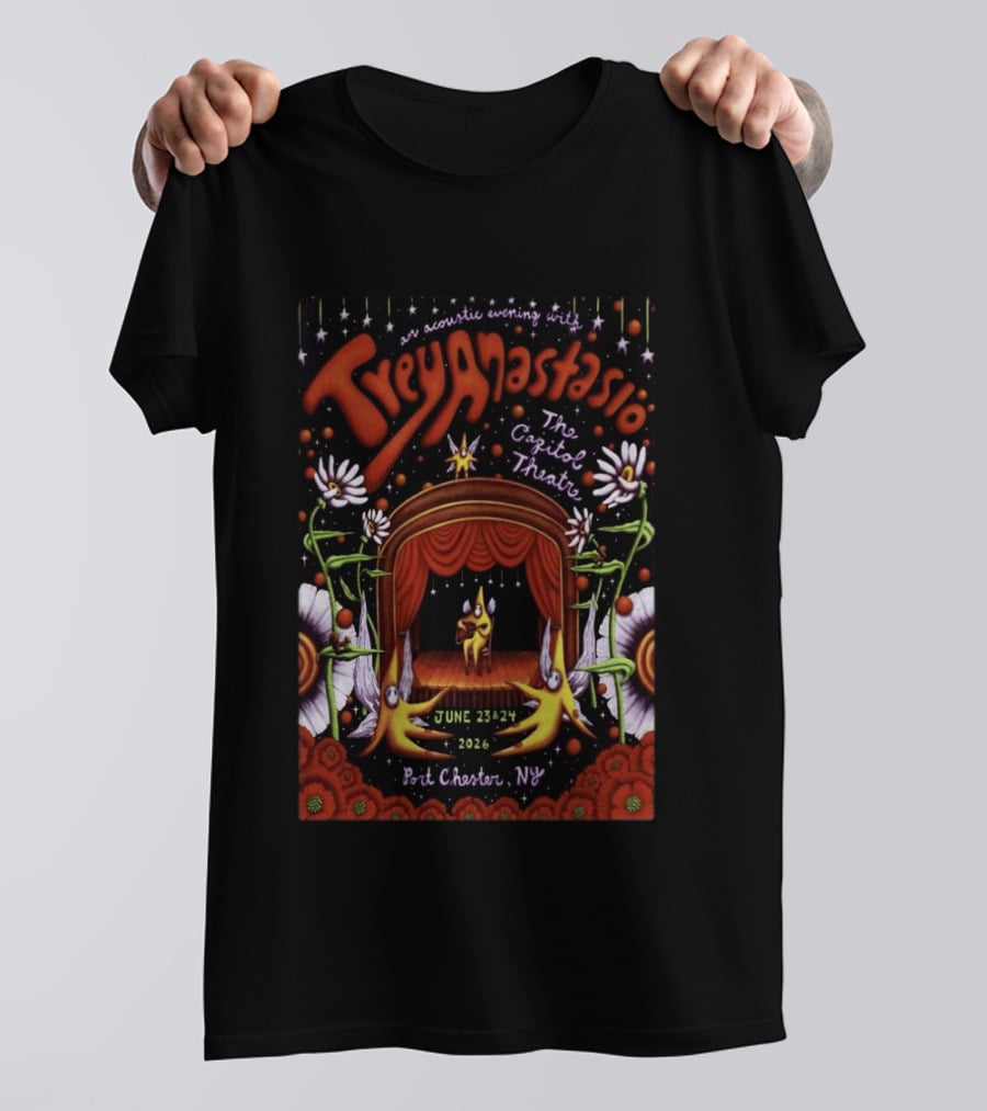 An Acoustic Evening With Trey Anastasio The Capitol Theatre June 23 24 2026 Port Chester NY T-Shirt