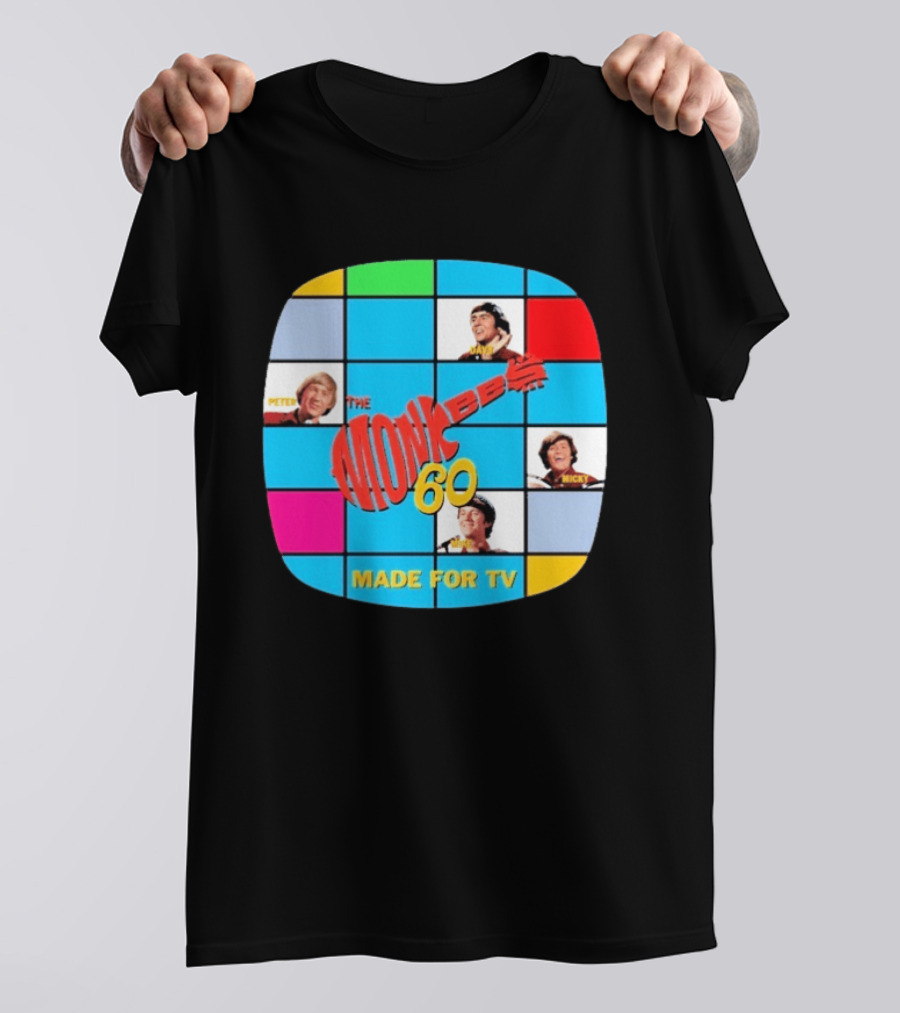 The Monkees 60s TV Show Peter Davy Micky Mike T-Shirt