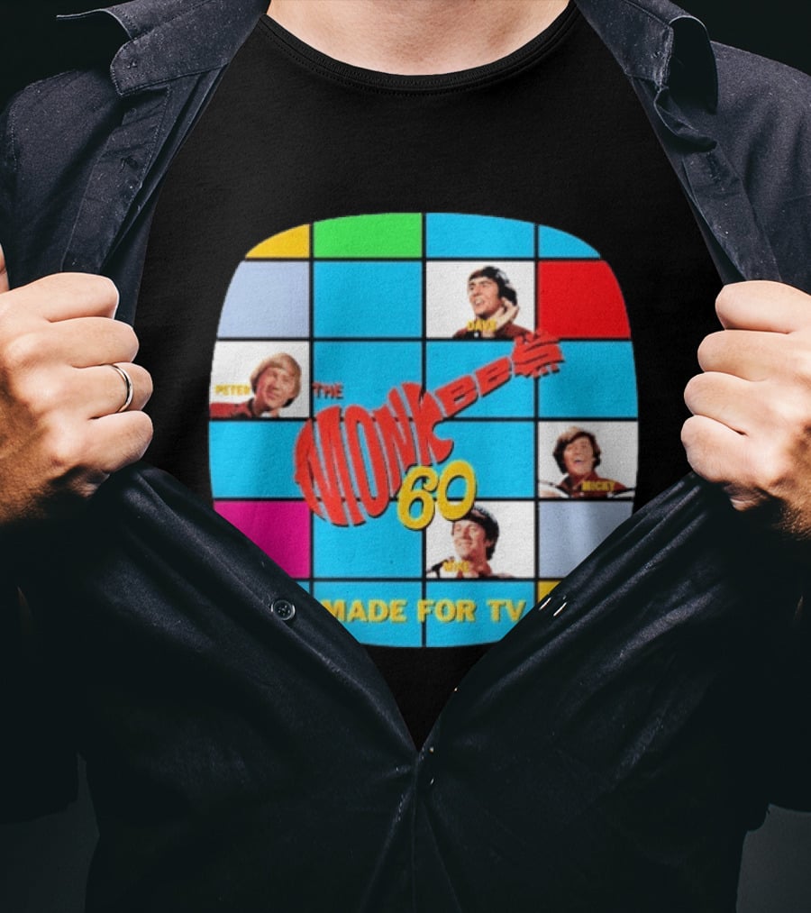 The Monkees 60s TV Show Peter Davy Micky Mike T-Shirt