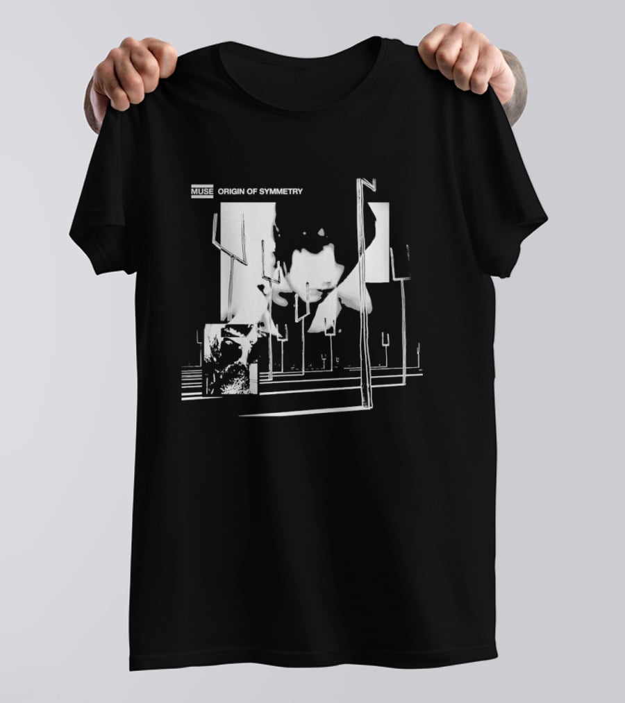 Muse Origin Of Symmetry Album Cover Forks Shadows T-Shirt