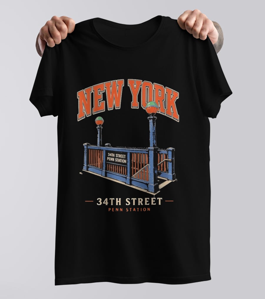New York 34th Street Penn Station Subway Entrance T-Shirt