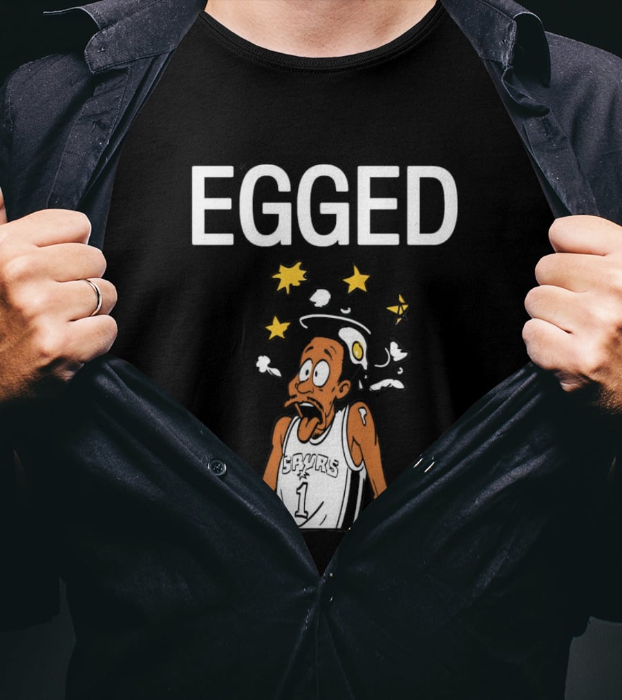 Victor Wembanyama Egged Cartoon Meme San Antonio Spurs Number 1 T-Shirt