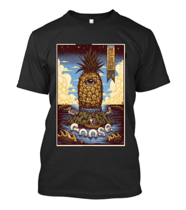 Goose June 23 24 2026 Firefly Distillery North Charleston SC Pineapple Eye Fantasy T-Shirt