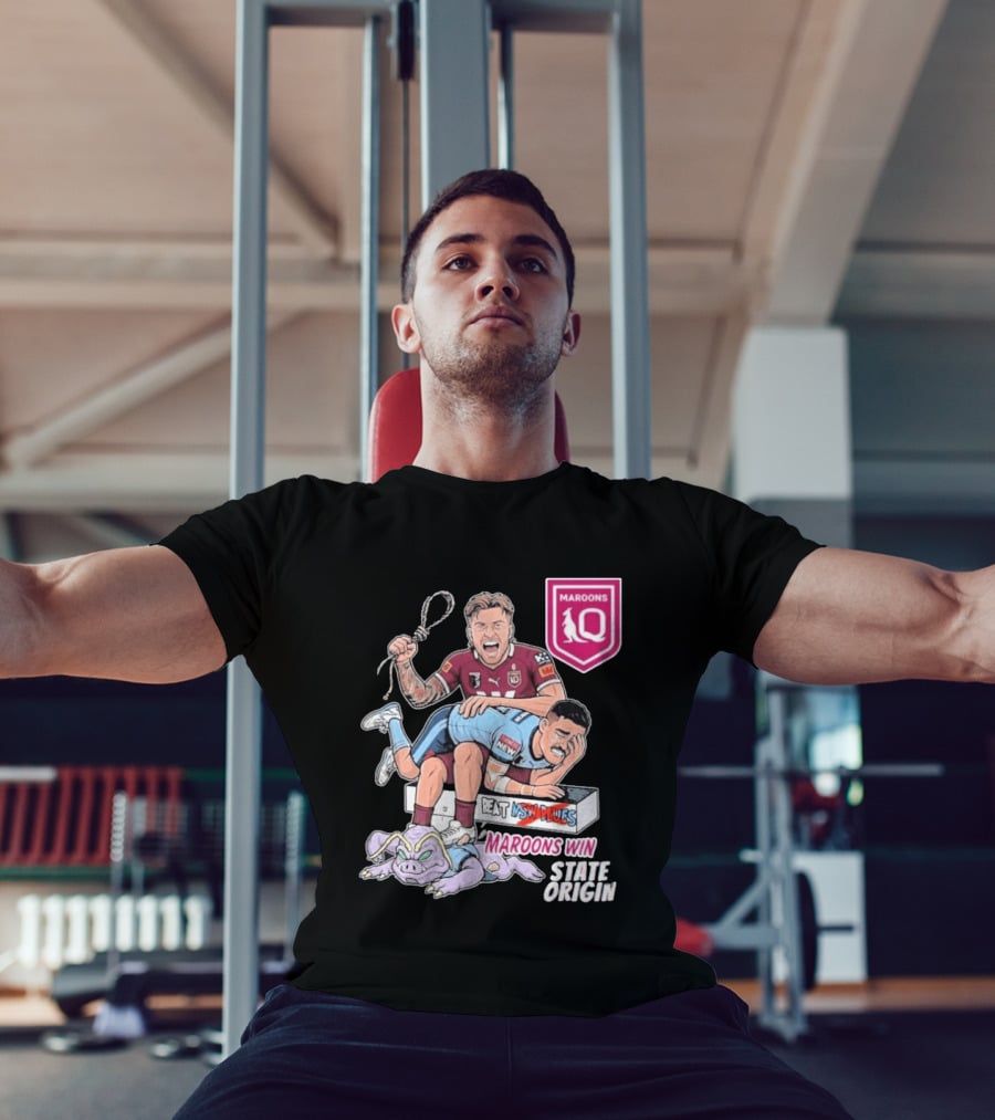 Queensland Maroons Win Over Nsw Blues State Origin Victory T-Shirt