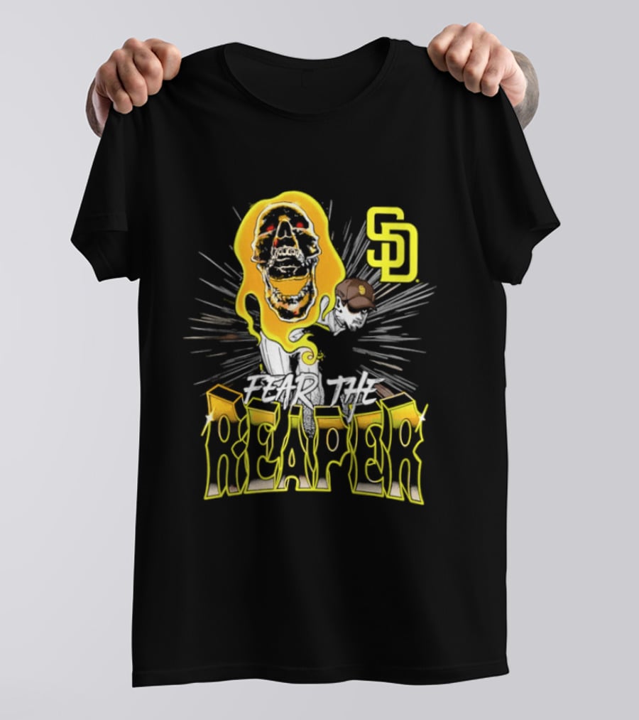 San Diego Padres Fear The Reaper Mason Miller SD Baseball T-Shirt