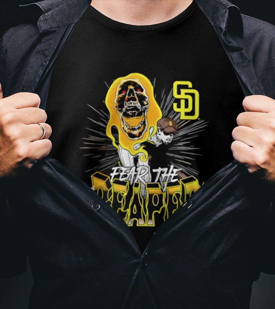 San Diego Padres Fear The Reaper Mason Miller SD Baseball T-Shirt