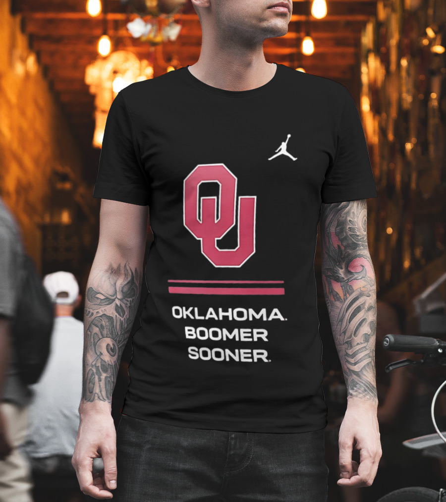 Oklahoma Sooners OU Boomer Jumpman T-Shirt