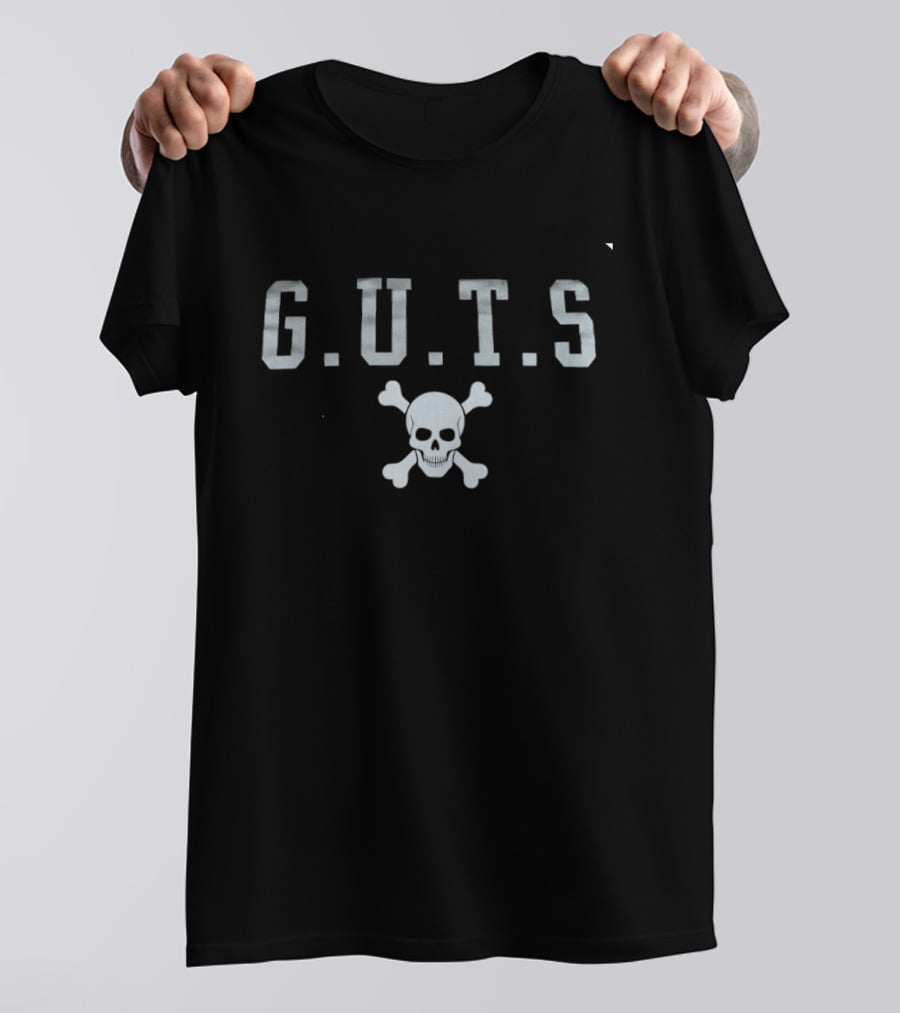 G.U.T.S Skull And Crossbones T-Shirt