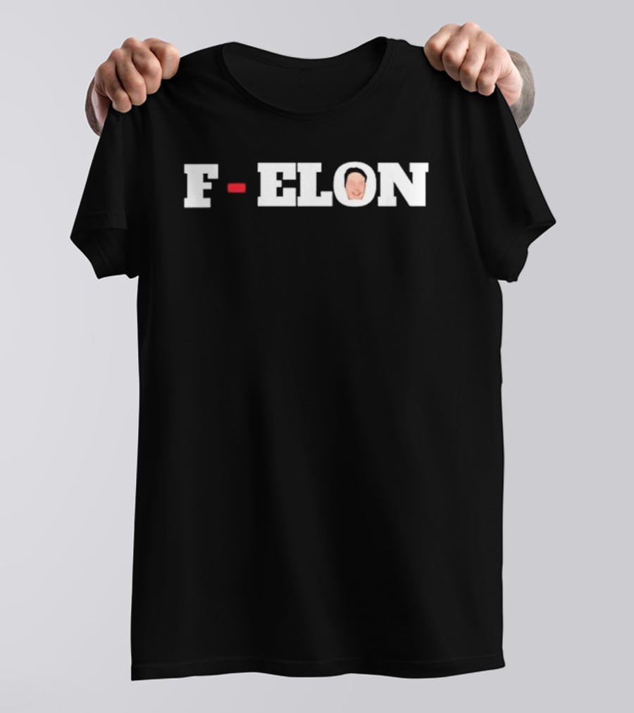 F ELON Elon Musk Face T-Shirt