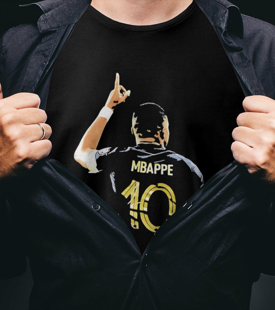 Kylian Mbappe France Number 10 MBAPPE Soccer Football Fan Gear T-Shirt