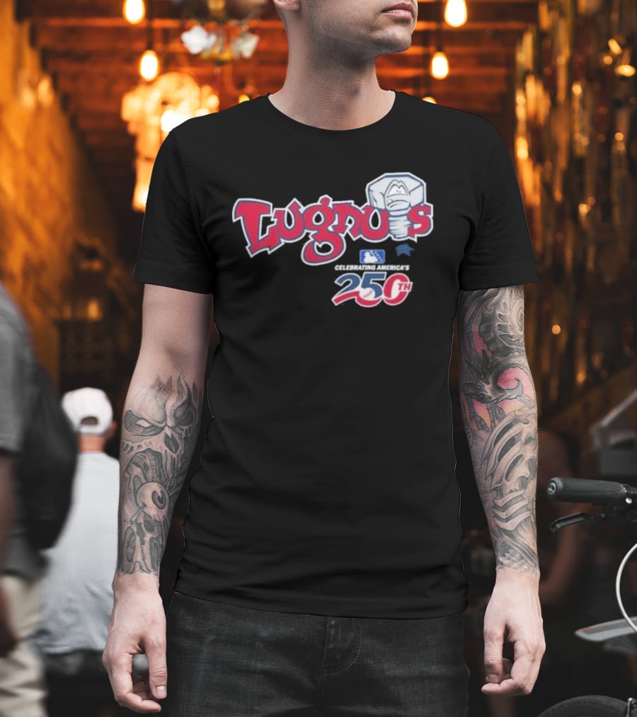 Lansing Lugnuts MiLB Baseball America's 250th Anniversary Celebration T-Shirt