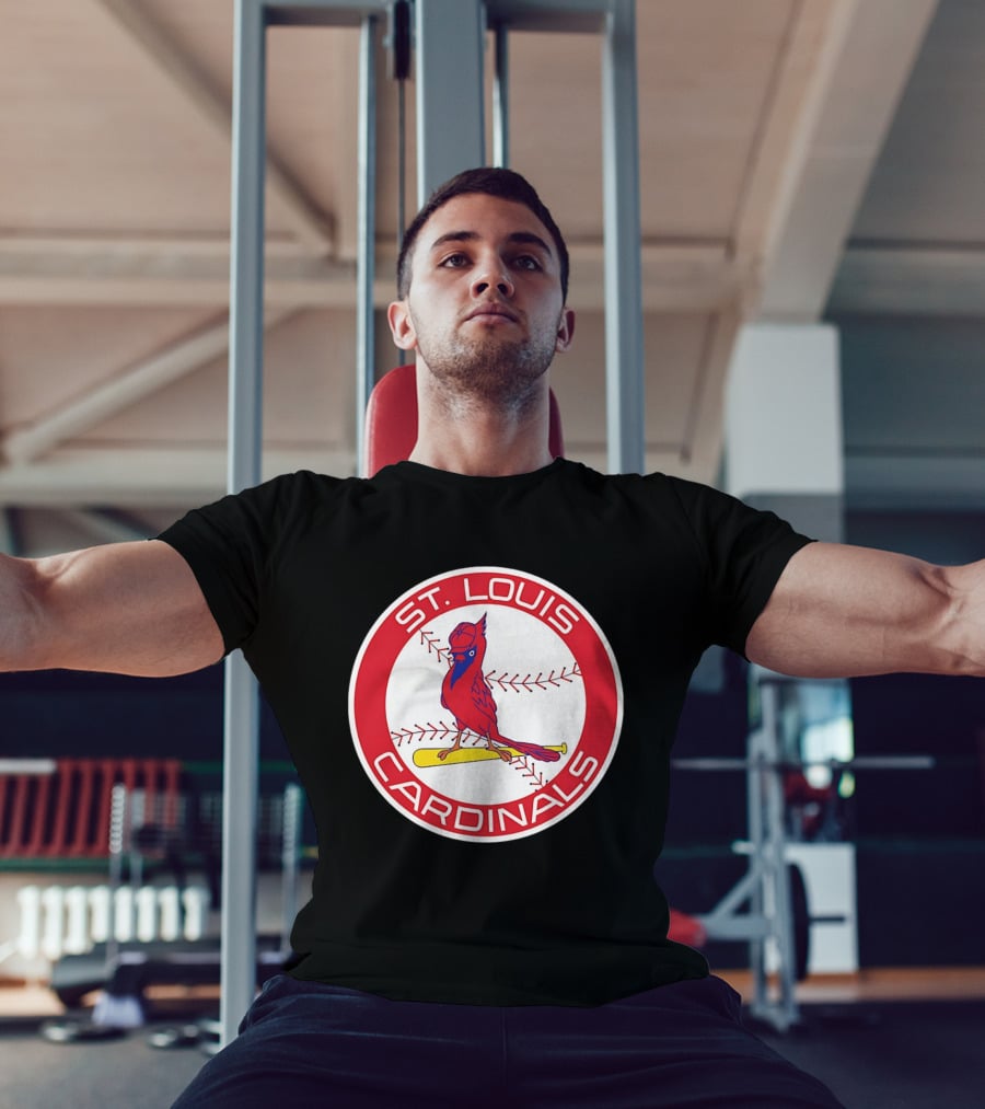St. Louis Cardinals 2026 Baseball Bird Bat Red Circle T-Shirt