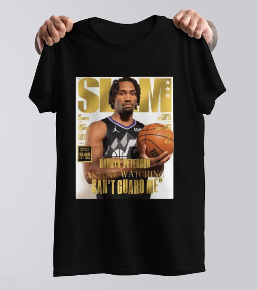 SLAM Gold Darryn Peterson Anyone Ing Can't Guard Me T-Shirt