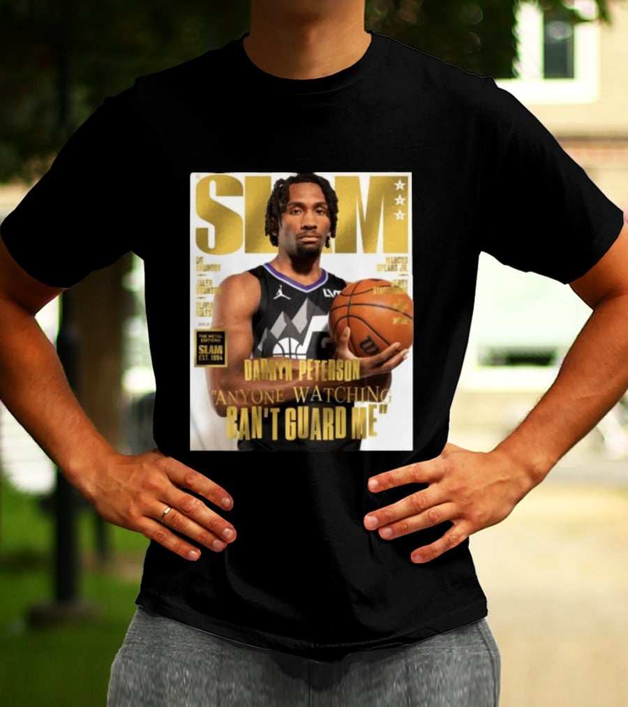 SLAM Gold Darryn Peterson Anyone Ing Can't Guard Me T-Shirt