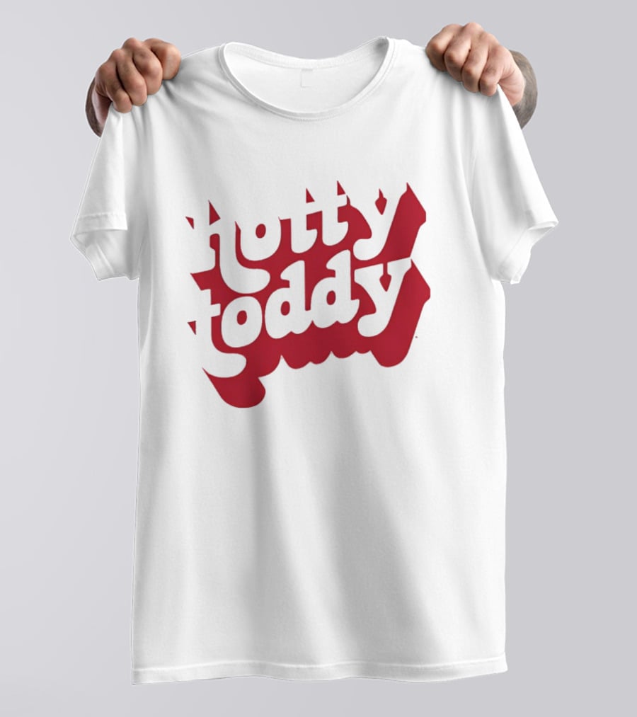 Hotty Toddy Text Art With Distinctive Red Lettering T-Shirt