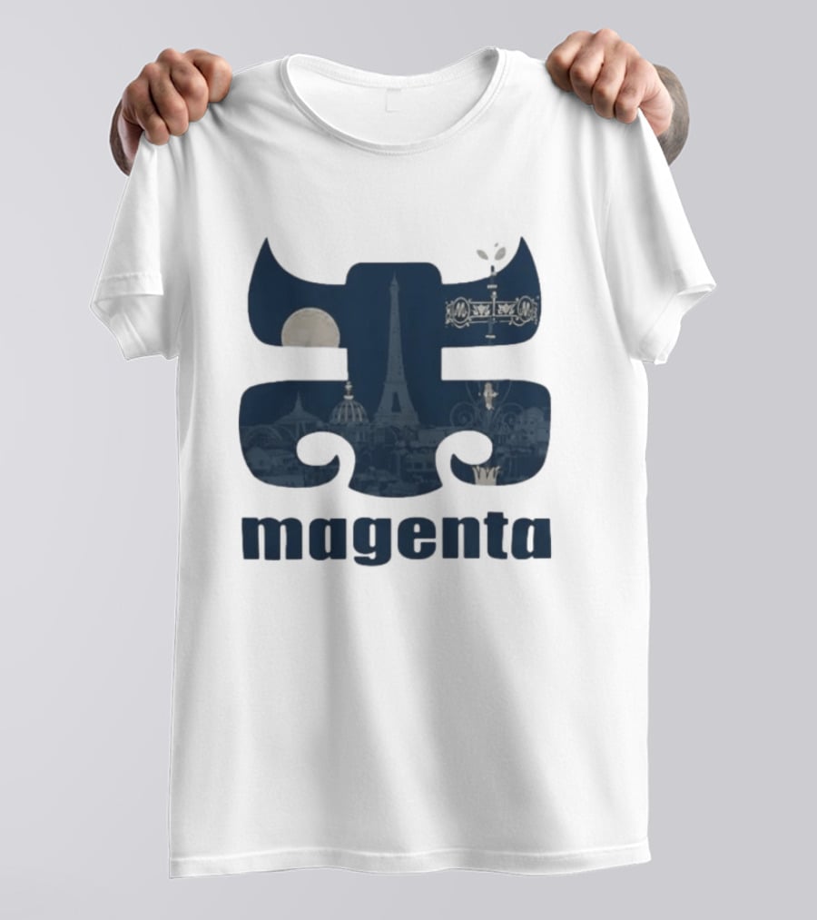 No Comply Magenta Skateboards Ipath Magentpath Paris Eiffel Tower Landmark Collaboration T-Shirt