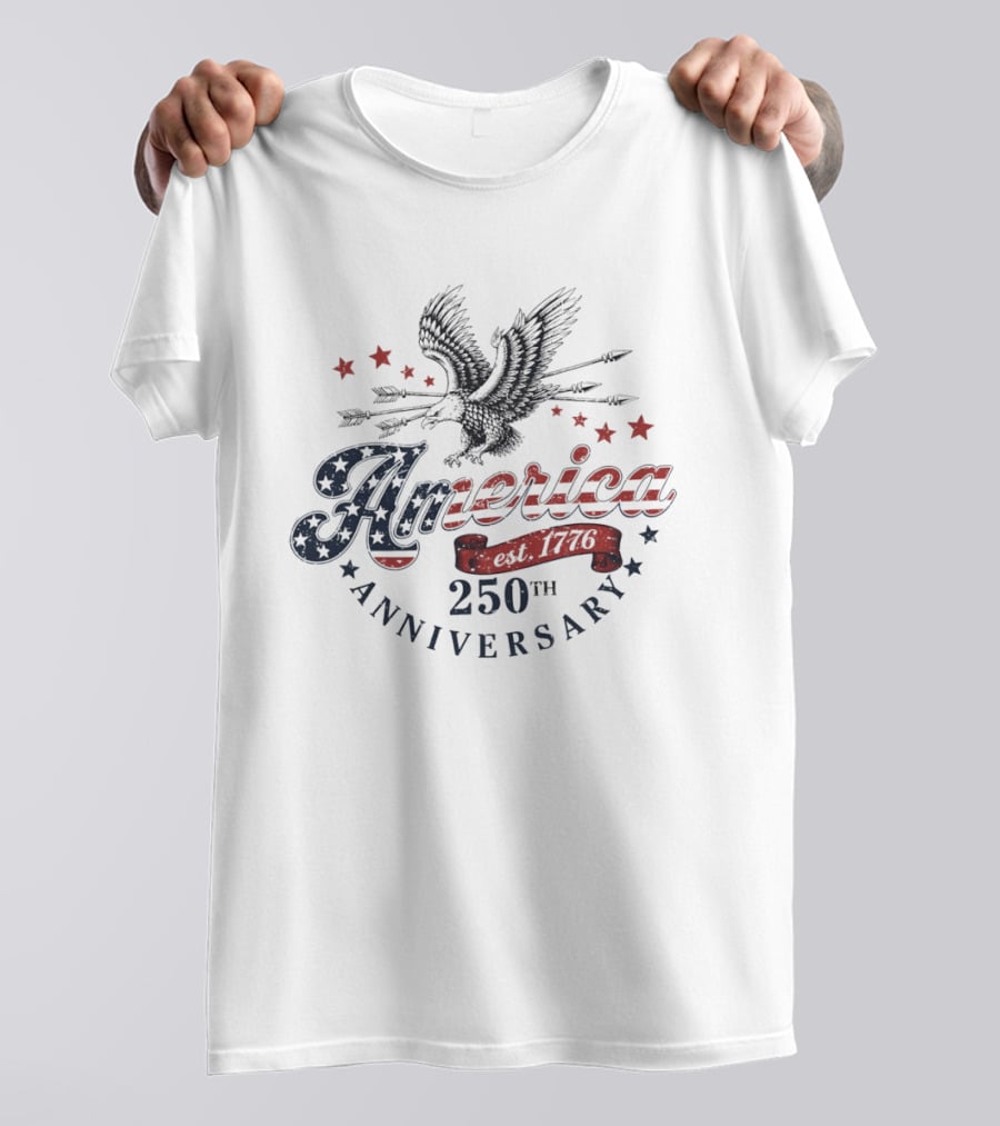 Eagle America 250th Anniversary Est 1776 T-Shirt
