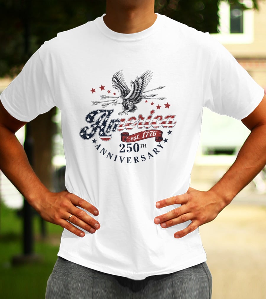 Eagle America 250th Anniversary Est 1776 T-Shirt