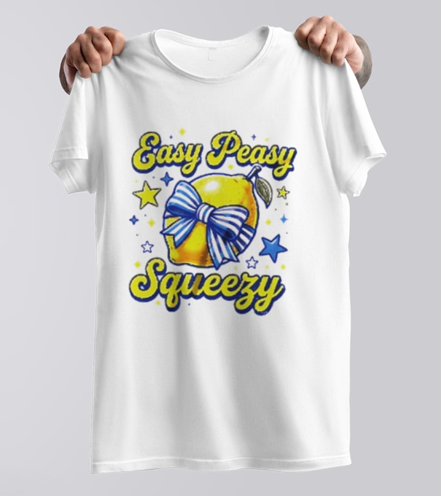 Easy Peasy Lemon Squeezy Bow Star T-Shirt
