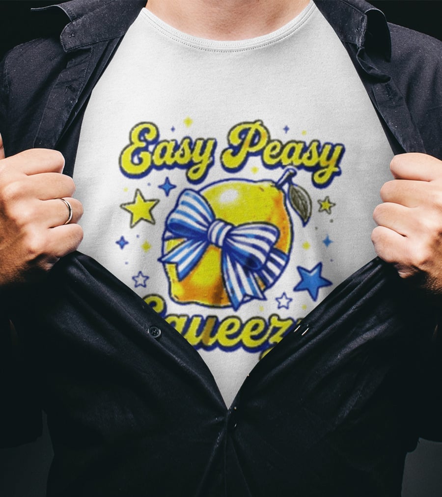 Easy Peasy Lemon Squeezy Bow Star T-Shirt
