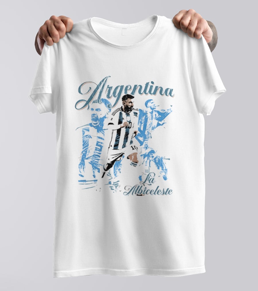 Argentina Lionel Messi Bootleg 10 T-Shirt