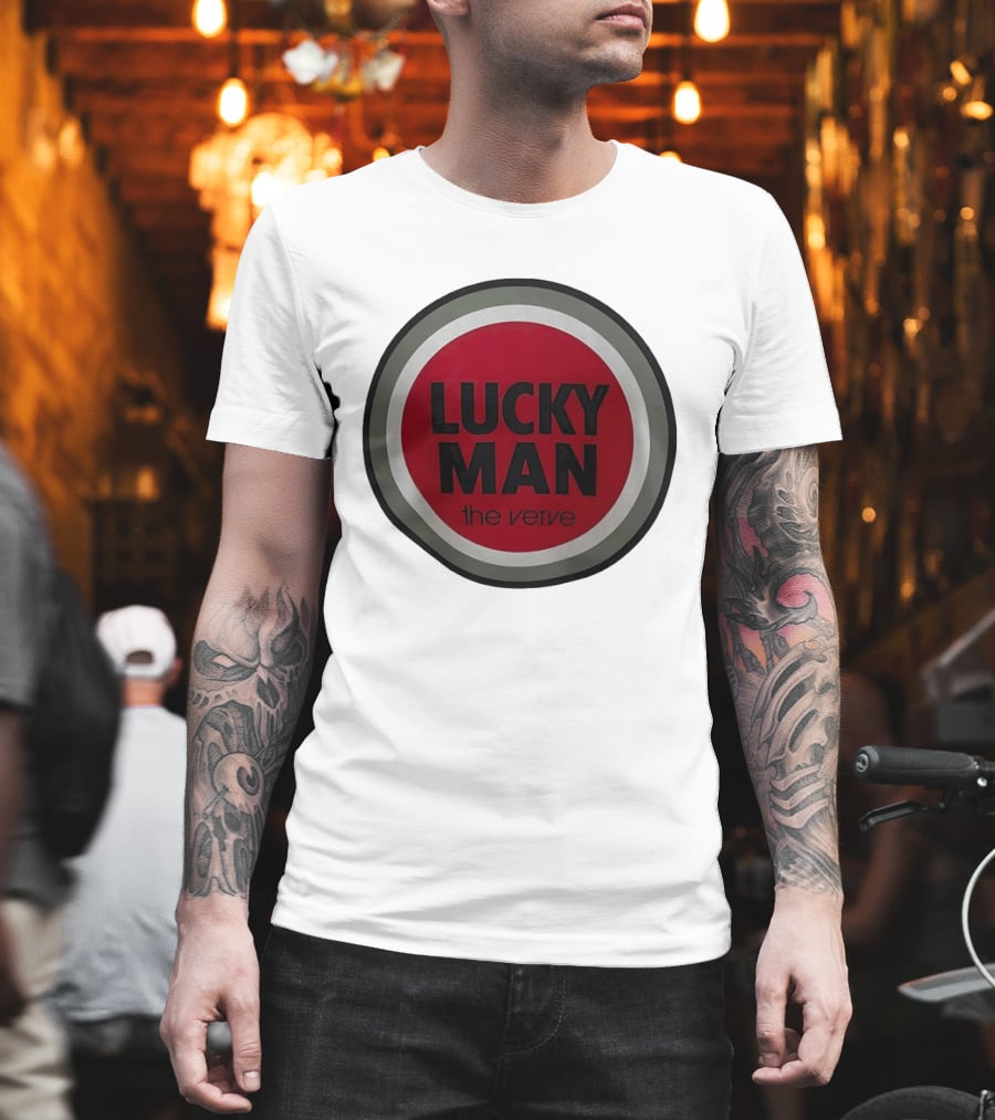 The Verve Lucky Man Red Circle T-Shirt