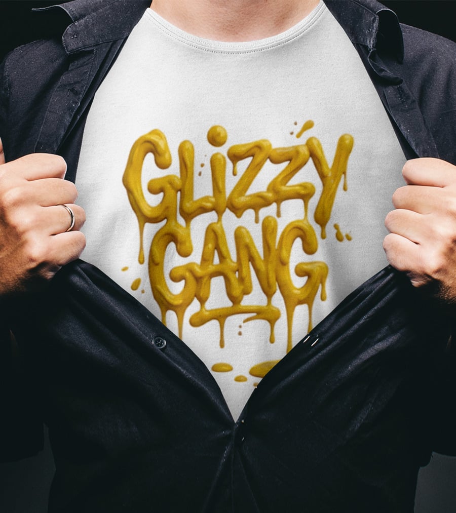 Glizzy Gang Mustard Drip T-Shirt