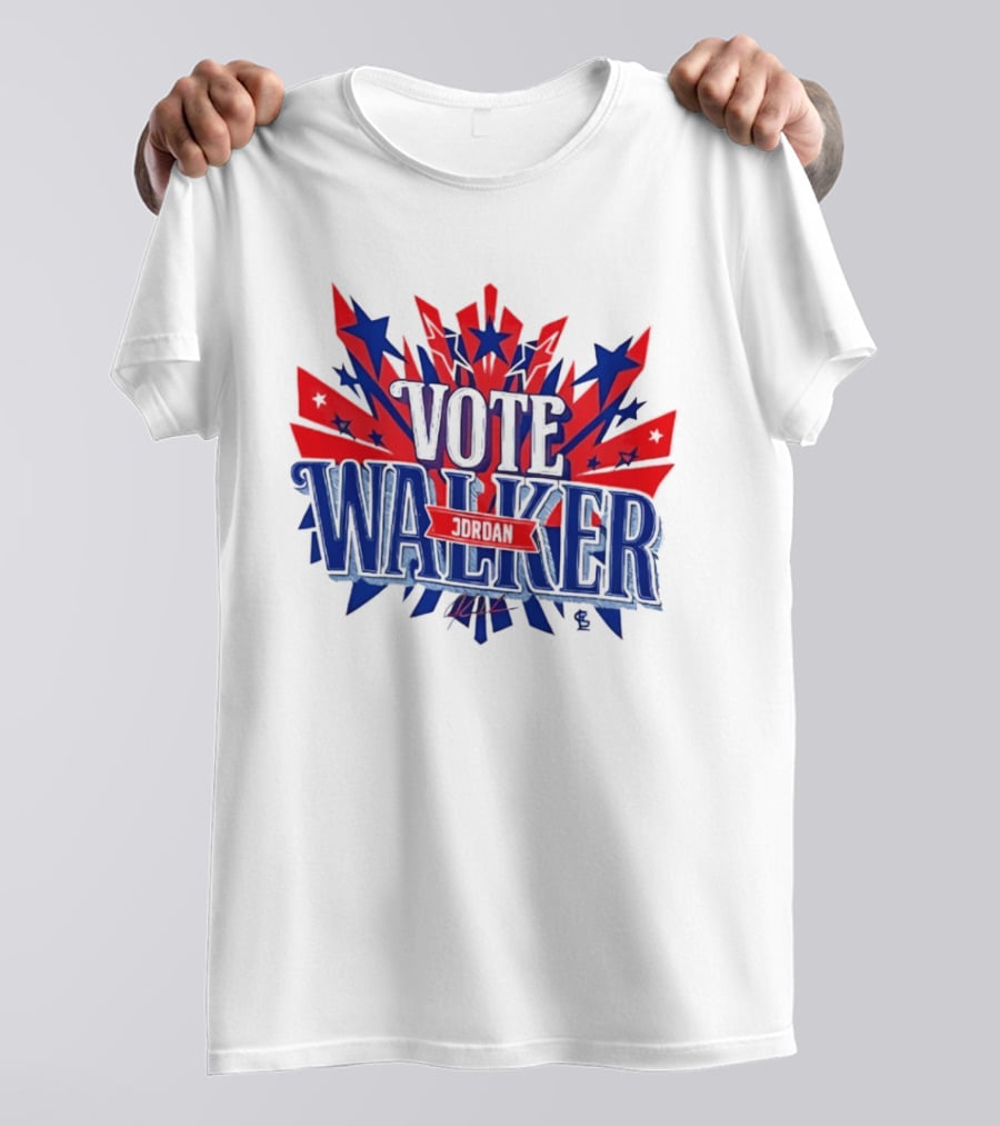 Vote Jordan Walker St Louis Cardinals MLB Stars And Stripes T-Shirt