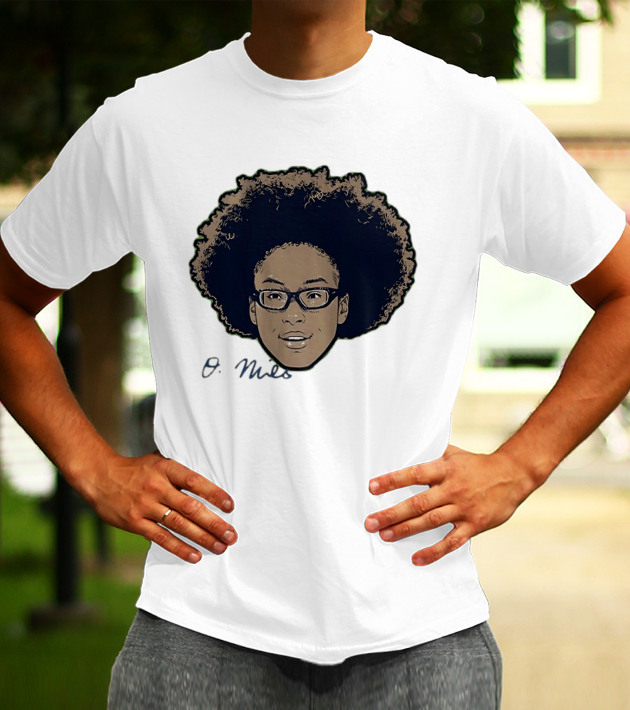 Olivia Miles Swag Afro Head WNBA Minnesota Lynx T-Shirt