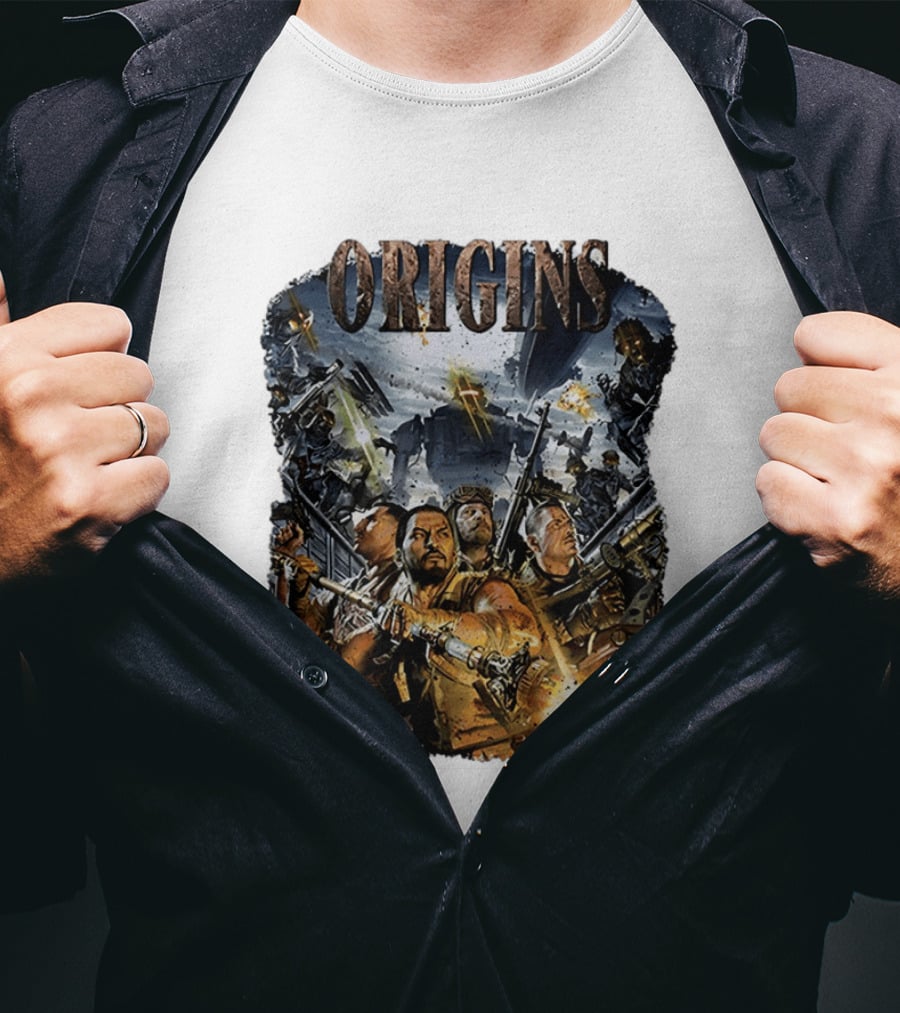 Origins Call Of Duty Zombies Tank Dempsey Nikolai Belinski Takeo Masaki Edward Battle Scene T-Shirt