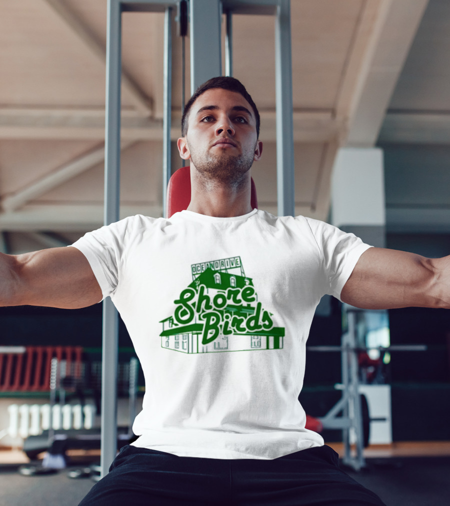 Jason Kelce Oceandrive Shore Birds Building T-Shirt