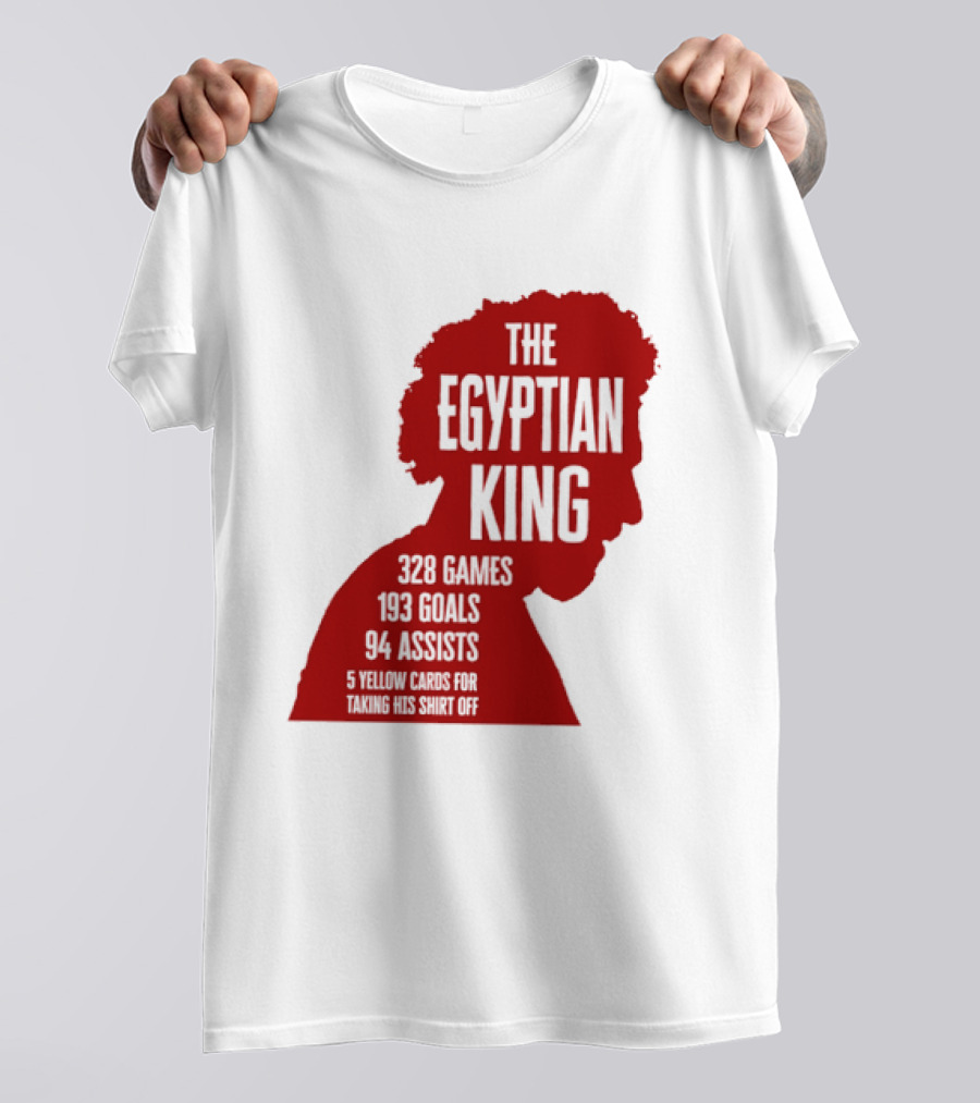 The Egyptian King Mohamed Salah 328 Games 159 Goals 94 Assists Liverpool FC Stats T-Shirt