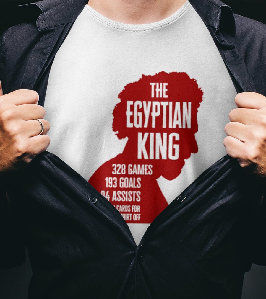 The Egyptian King Mohamed Salah 328 Games 159 Goals 94 Assists Liverpool FC Stats T-Shirt
