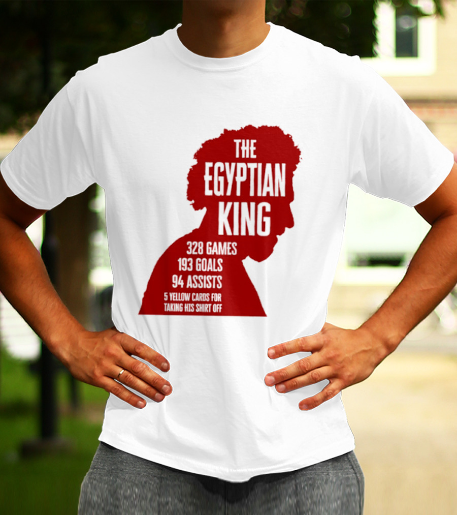 The Egyptian King Mohamed Salah 328 Games 159 Goals 94 Assists Liverpool FC Stats T-Shirt