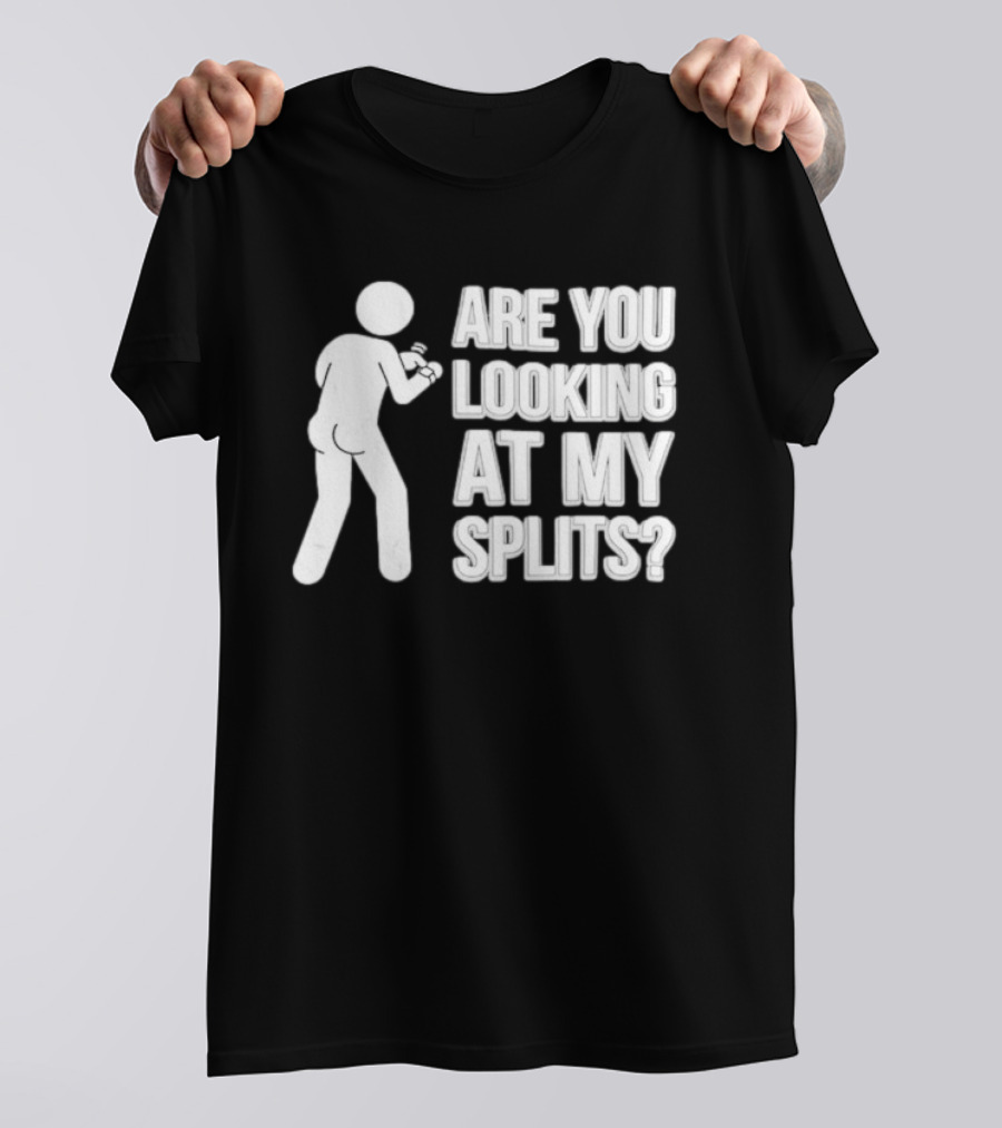 Running Marathon Are You Looking At My Splits T-Shirt