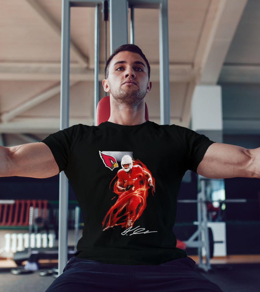 Arizona Cardinals Jeremiyah Love Legacy Rookie Football Player Signature Flame T-Shirt