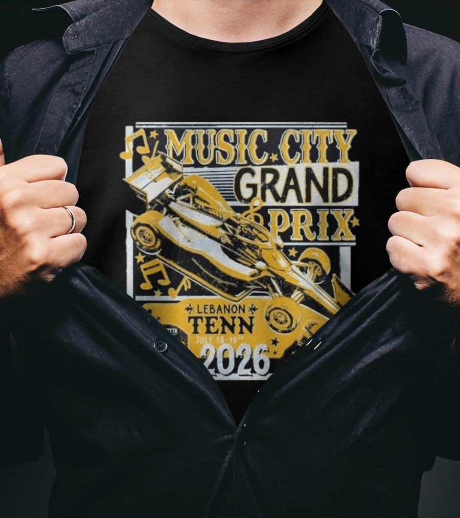 Borchetta Bourbon Music City Grand Prix Onlybulls Lebanon Tenn July 17 19 2026 T-Shirt