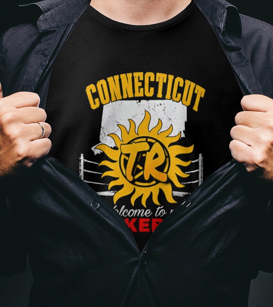 Connecticut TR Sunburst Welcome To My Tucker Talk T-Shirt