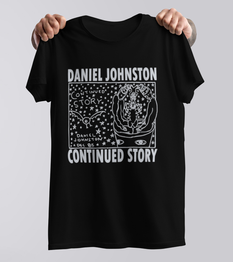 Daniel Johnston Continued Story December 1985 Starry T-Shirt