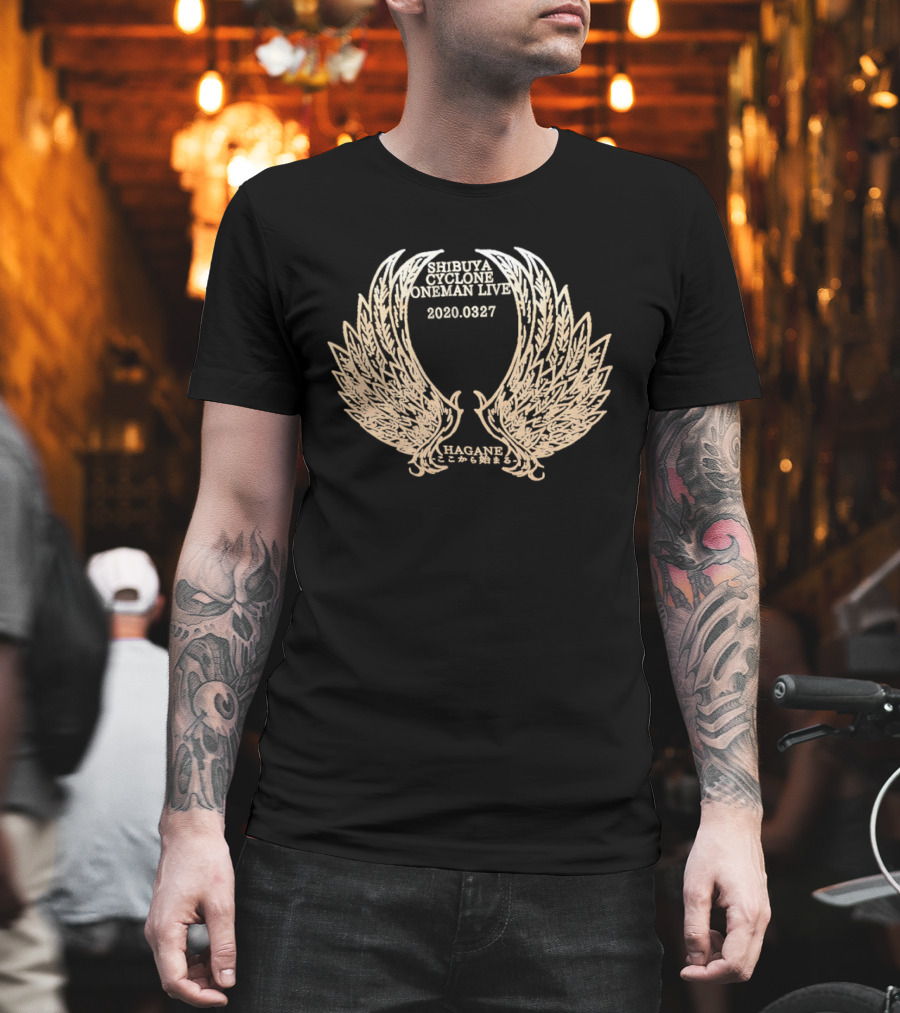Shibuya Cyclone Oneman Live 20200327 Hagane Wings T-Shirt