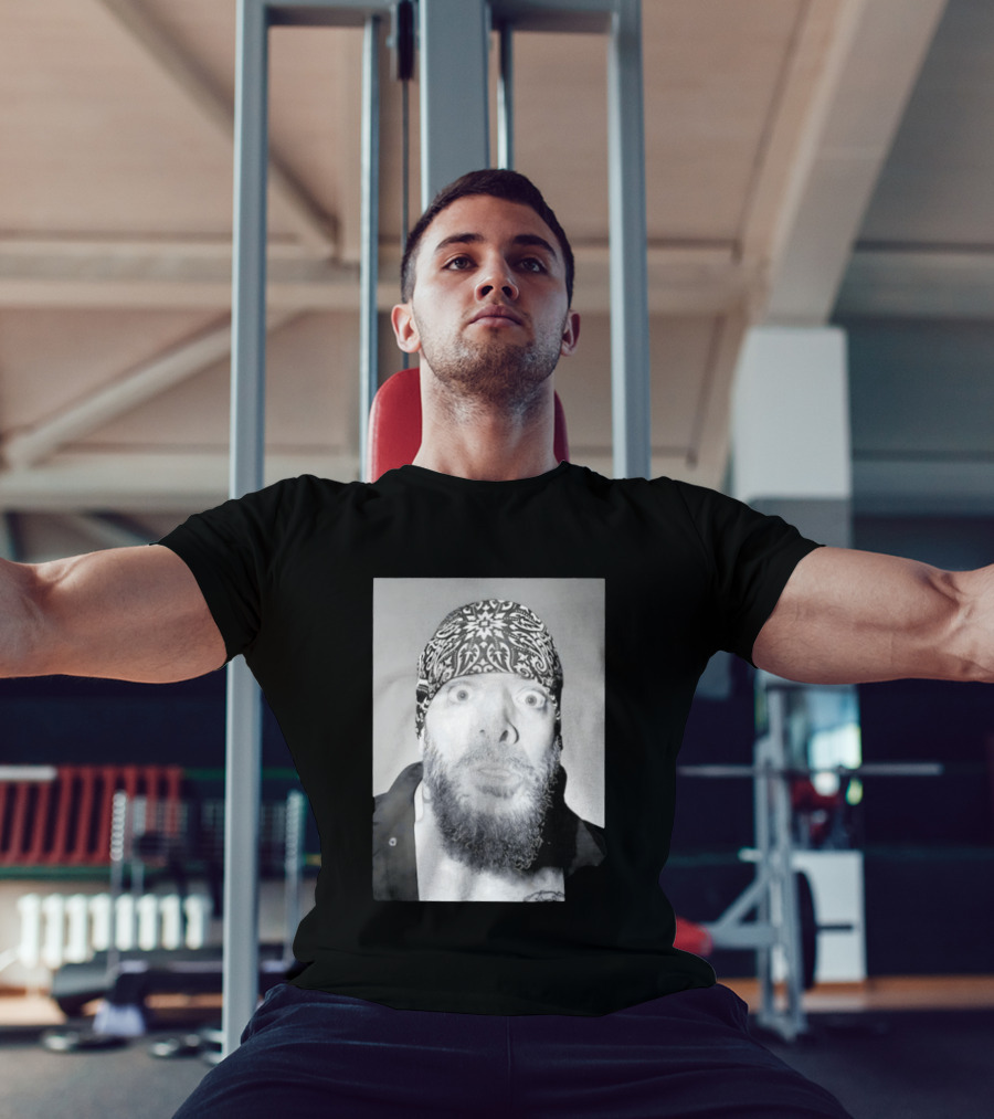 Mark Briscoe Yearbook Photo Bandana T-Shirt